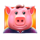 huff n puff money mansion brick pig symbol icon
