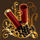 hunting season red pipe symbol icon