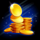 hyper gold all in coins symbol icon