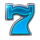 hyper nek 7s 7 blue symbol icon