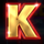 hypernova megaways k symbol icon