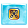 ice princess square symbol icon