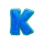 ice vacation k symbol icon