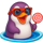 ice vacation penguin symbol icon