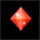 icy gems red gem symbol icon