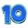 icy rampage number 10 symbol icon