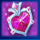icy wilds heart symbol icon