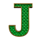 imperial flames emerald j symbol icon