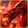 imperial flames red dragon symbol icon