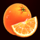 imperial fruits 100 lines orange symbol icon