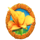 incan rich flower symbol icon