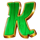 indiana wolf green k symbol icon