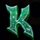 infective wild k symbol icon