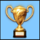 inspired catch of the day trophy symbol icon