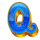 irish crown q symbol icon
