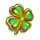 irish eyes clover symbol icon