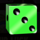 irish lucky dice green symbol icon