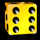 irish lucky dice yellow symbol icon
