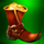 irish magic shoe symbol icon