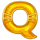 iron dog studio cleopatras fortune letter q symbol icon