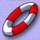 island safety buoy symbol icon