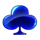 j mania triple jam blue club symbol icon