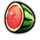 jackpot crown watermelon symbol icon