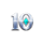 jackpot gem rush hold and win 10 symbol icon