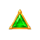 jackpot gem rush hold and win green gem symbol icon