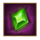 jackpot gems claw green gem symbol icon