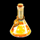 jackpot lab orange potion symbol icon