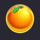jackpot sevens orange symbol icon