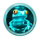 jaguar gems pot frog symbol icon