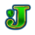 jaguar gems pot j symbol icon