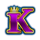 jaguar gems pot k symbol icon