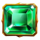 jars of egypt green gem symbol icon