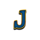 jaws and jewels power combo letter j symbol icon
