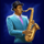 jazz of new orleans deluxe man symbol icon