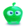 jelly boom green symbol icon