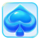 jelly candy spade symbol icon