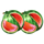 jester bags watermelon symbol icon