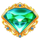 jewel boost reels green gem symbol icon