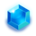 jewel race blue symbol icon