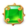 jewel race green zircon symbol icon