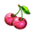 jewelling diamonds cherry symbol icon