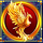 jin yun man man phoenix symbol icon
