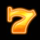 joker 3600 yellow seven symbol icon