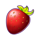 joker 5 strawberry symbol icon