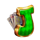 joker aces hold and win j symbol icon