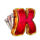 joker aces hold and win k symbol icon